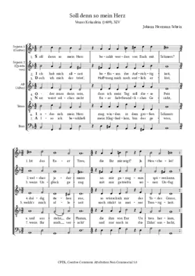 Soll denn so mein Herz bezahlt werden