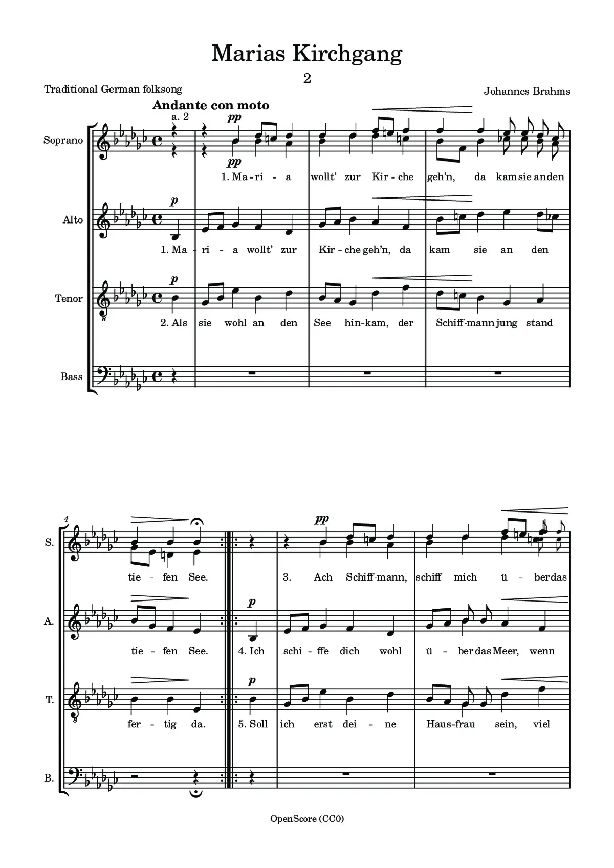 Marias Kirchgang - Page 1