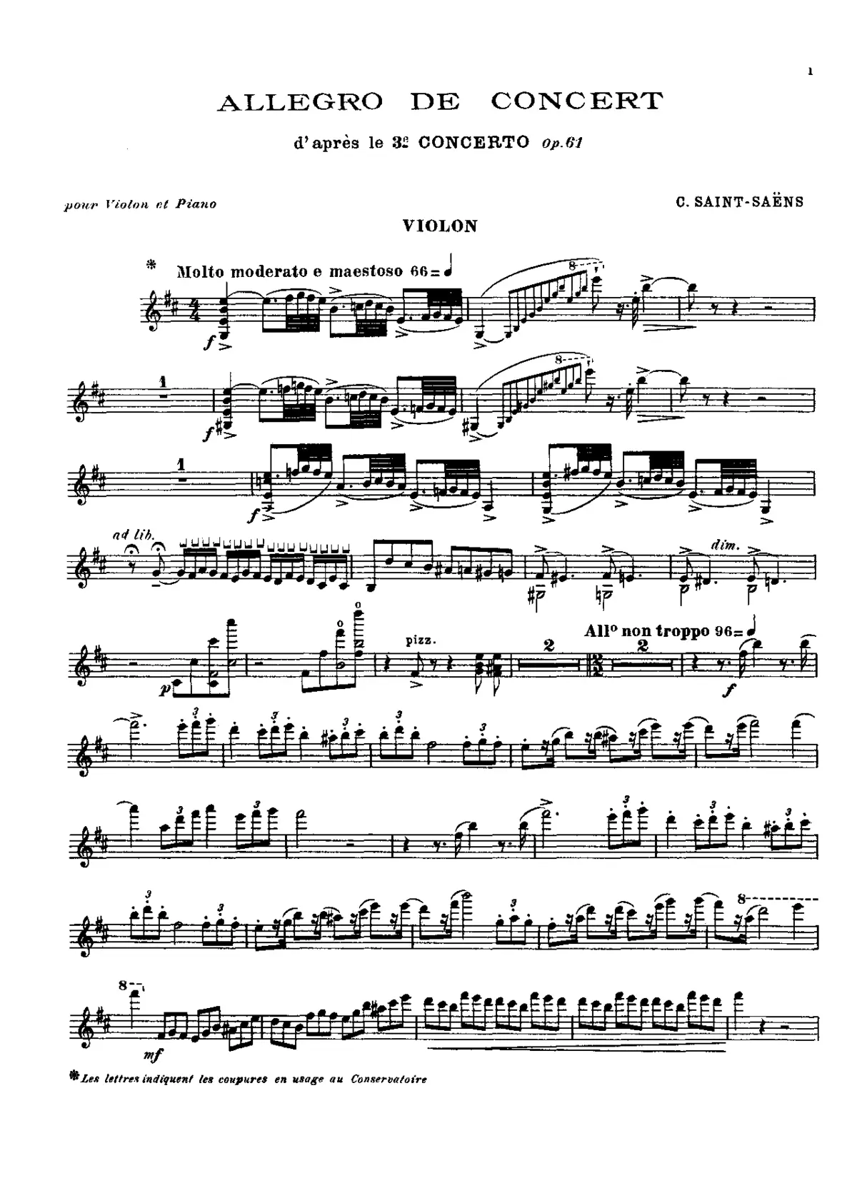 Allegro de concert - Page 1