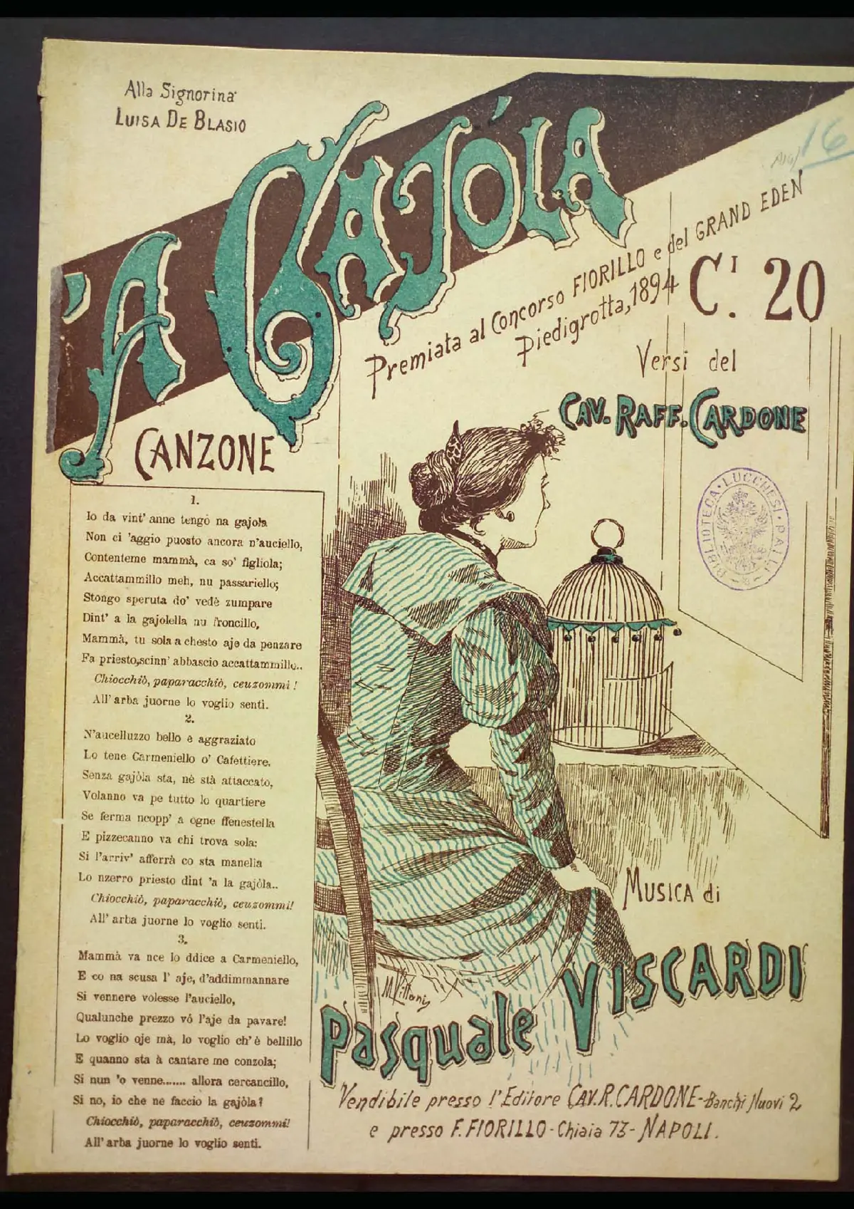 'A gajola - Page 1