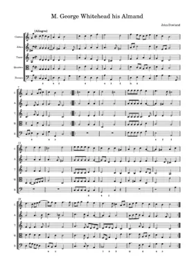 Mr. George Whitehead his Almand