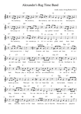 Alexander's Rag Time Band