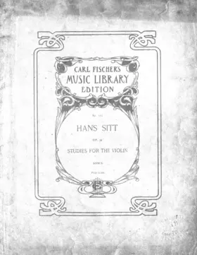 100 Etüden als Unterrichtsmaterial zu jeder Violinschule zu gebrauchen