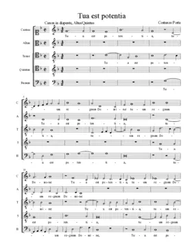 Tua est potentia