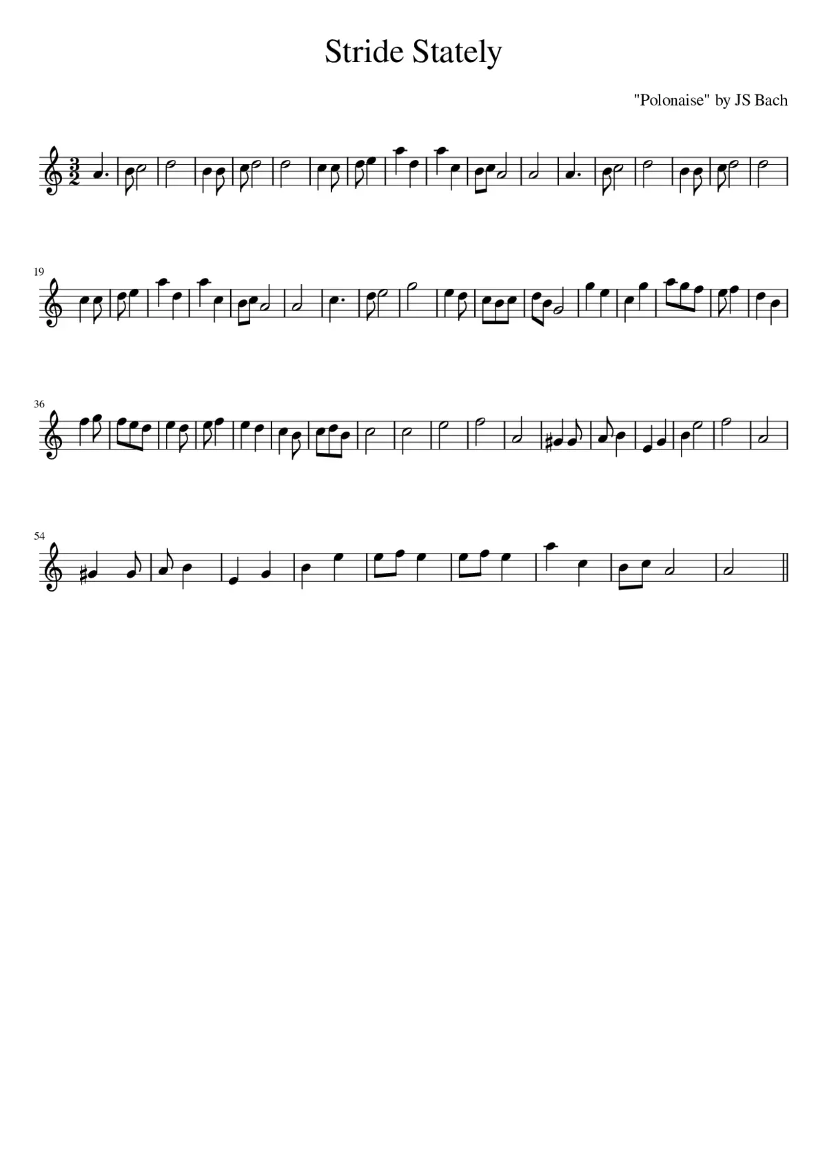 Stride Stately - Page 1