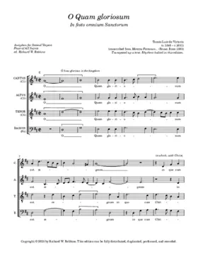 O quam gloriosum est regnum