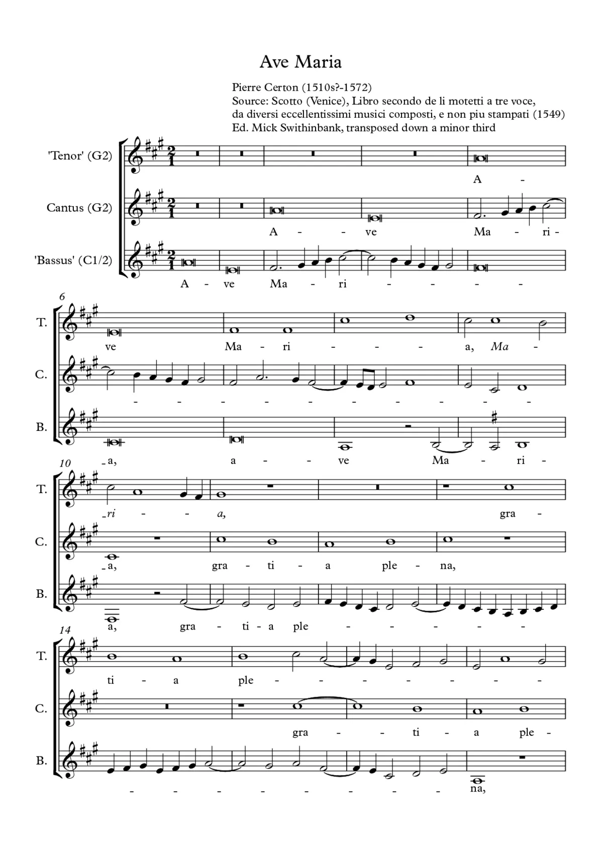 Ave Maria - Page 1