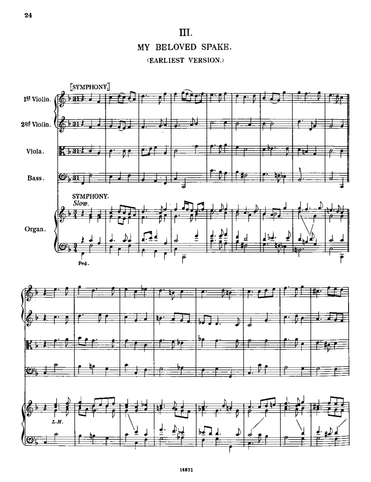 My Beloved Spake - Page 1