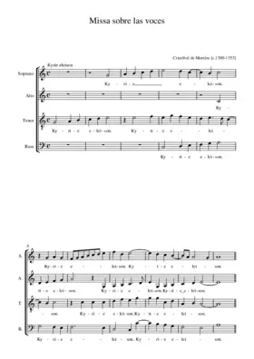 Missa sobre las voces