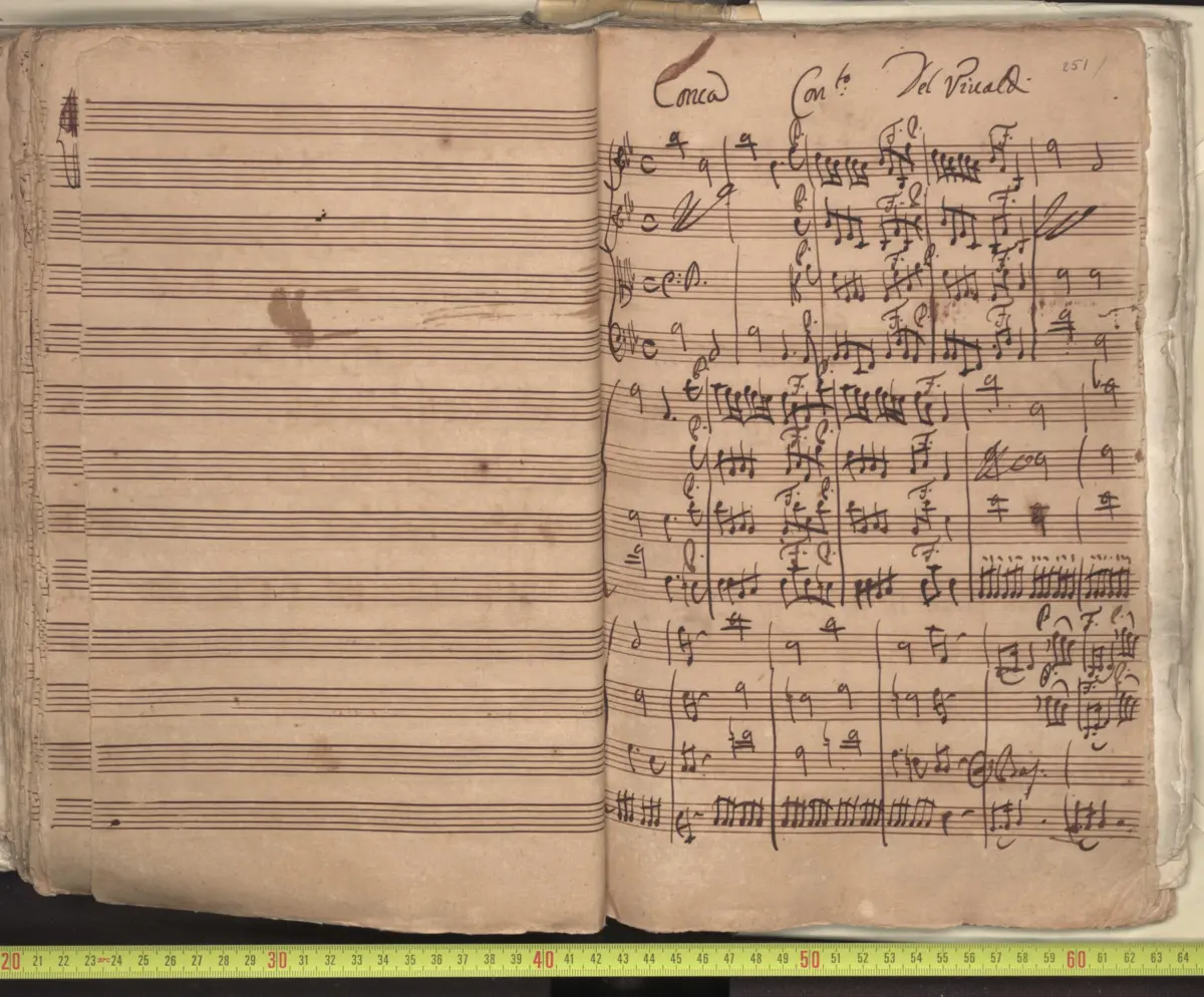 Concerto ''Conca'' for Strings in B-flat major - Page 1