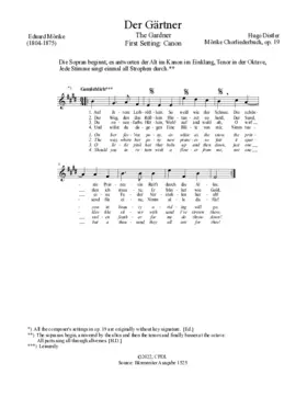 Der Gärtner (1. Fassung)