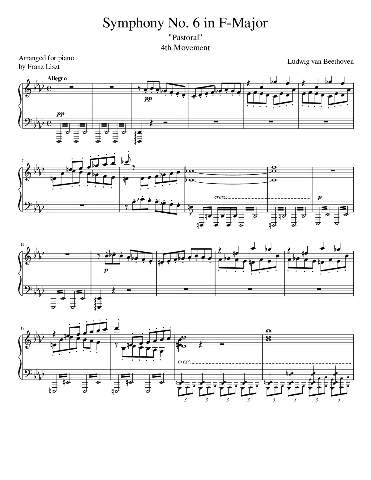 Symphony No.6 Op.68 - Page 1