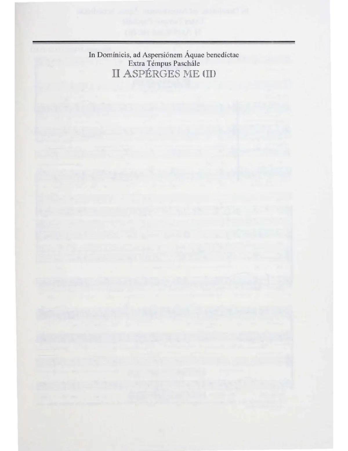 Asperges me (II) - Page 1