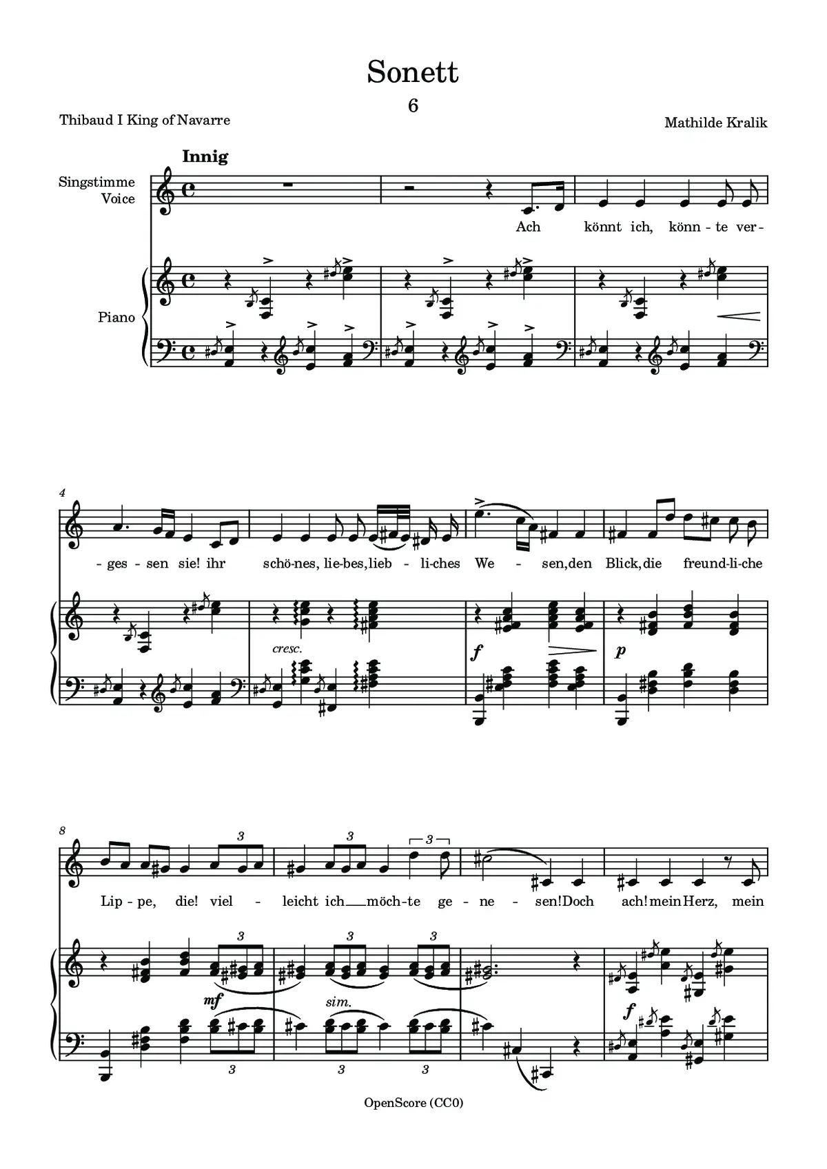 Sonett - Page 1