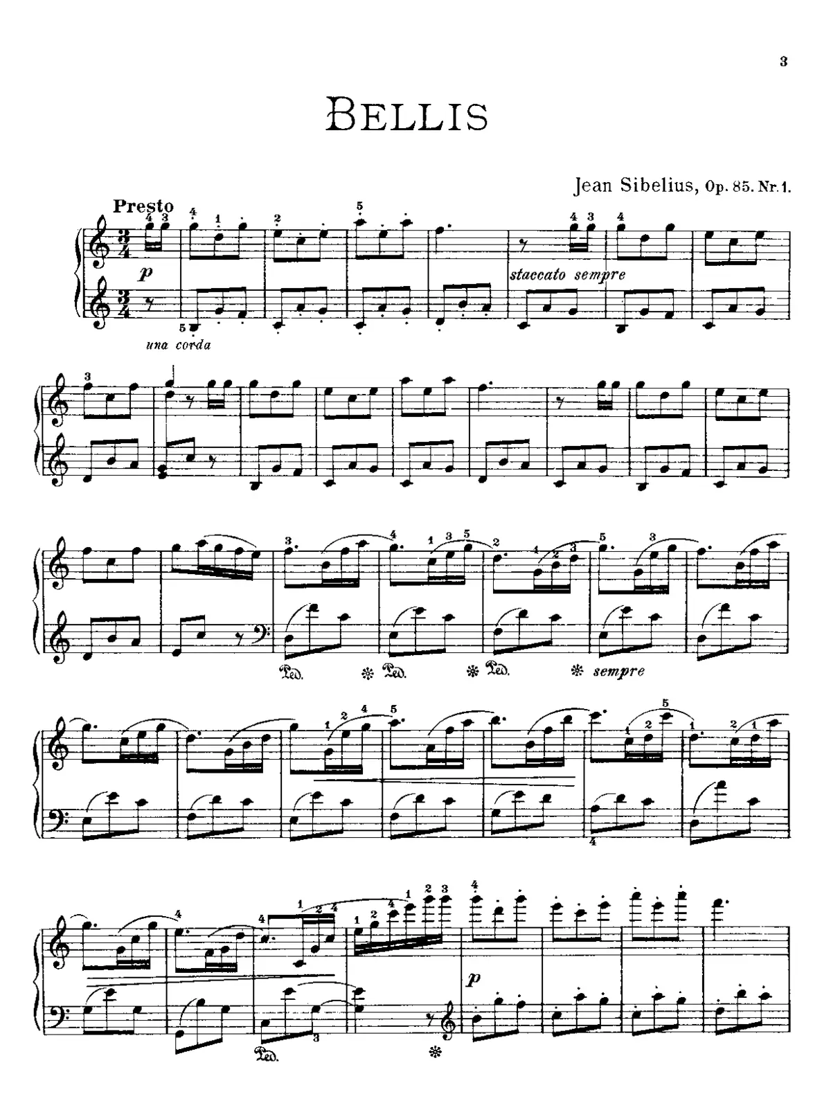 5 Pieces for Piano, Op.85 - Page 1
