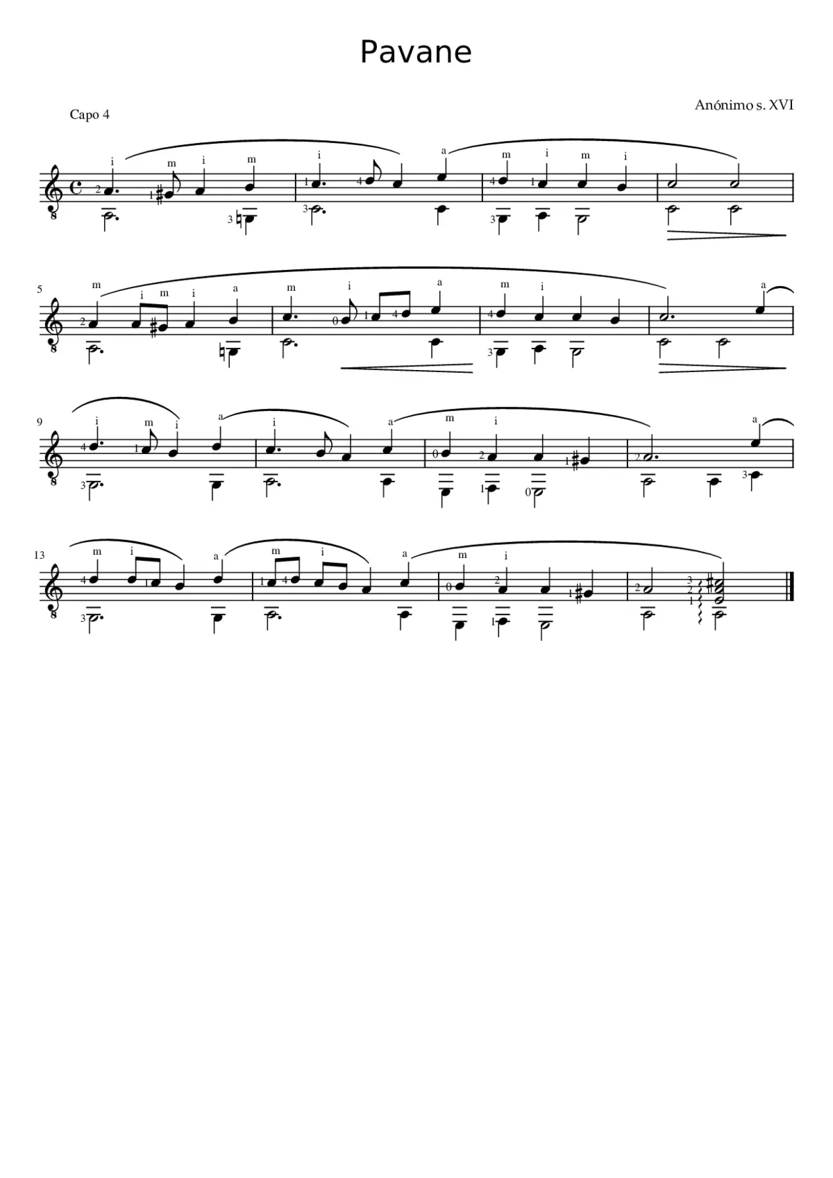 Pavane - Page 1