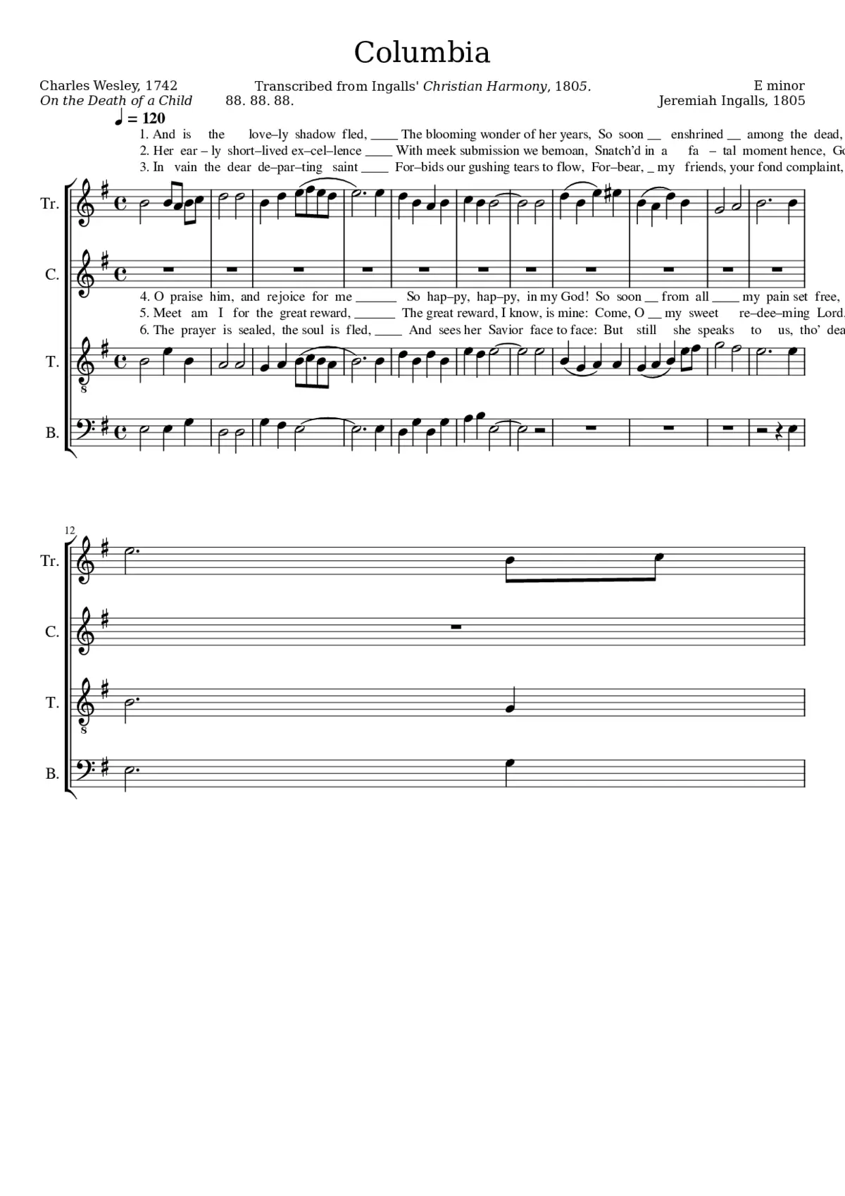 Columbia - Page 1