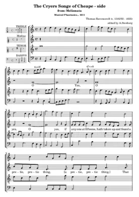 The Cryer's Song of Cheape-Side