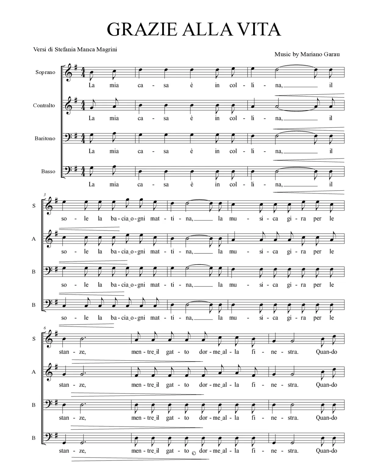 Grazie alla vita - Page 1