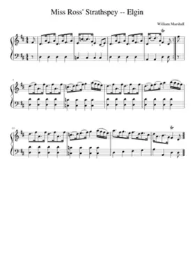 Miss Ross' Strathspey -- Elgin