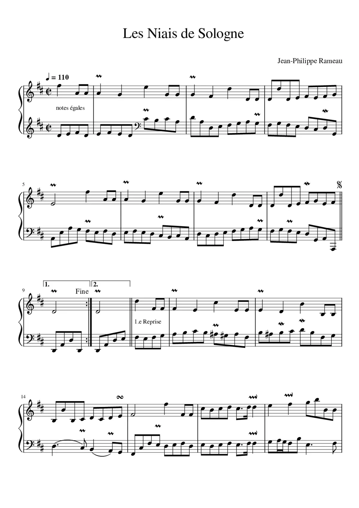 Les Niais de Sologne - Page 1