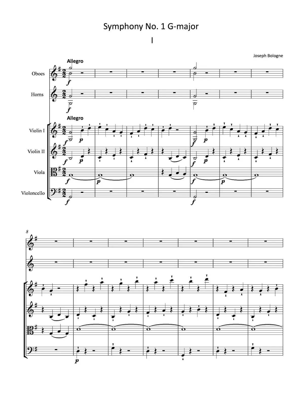 2 Symphonies - Page 1