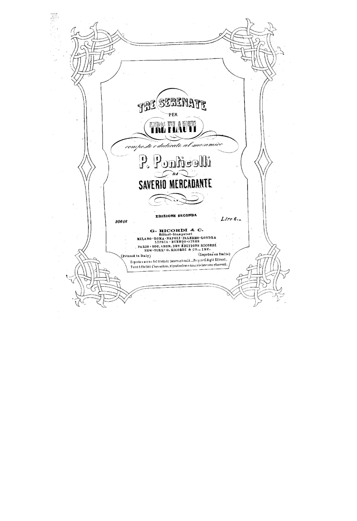 3 Serenades for 3 Flutes - Page 1