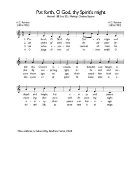 Put forth, O God, thy Spirit's might