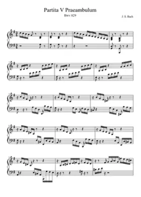 Partita in G major BWV 829