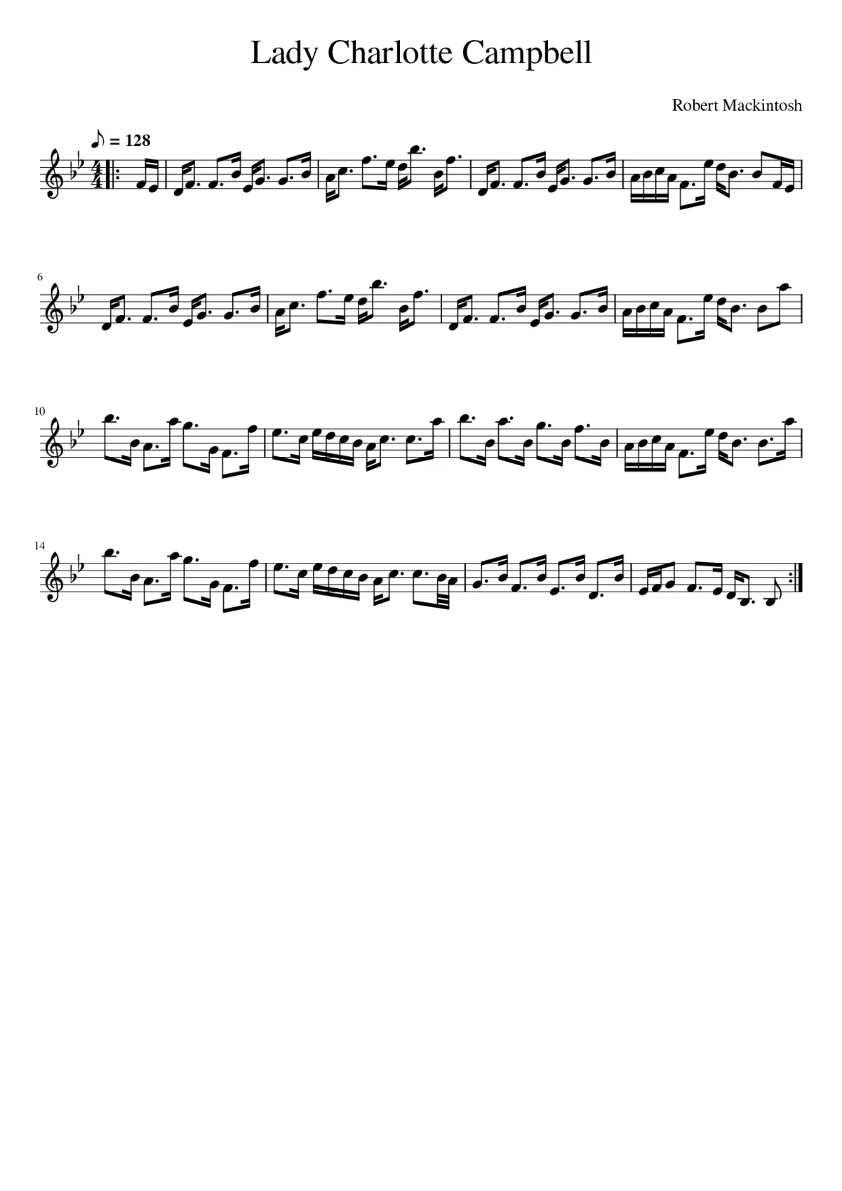 Lady Charlotte Campbell - Page 1