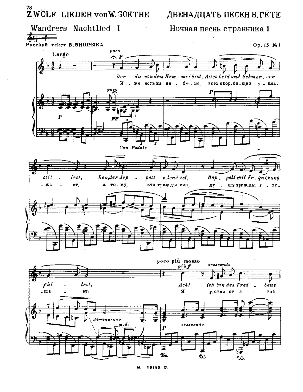 12 Songs after Goethe - Page 1