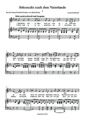 Sehnsucht nach dem Vaterlande