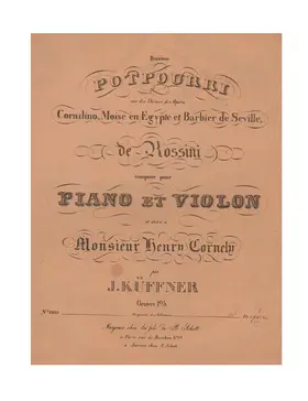Potpourri on Coradino, Moise, Barber of Seville