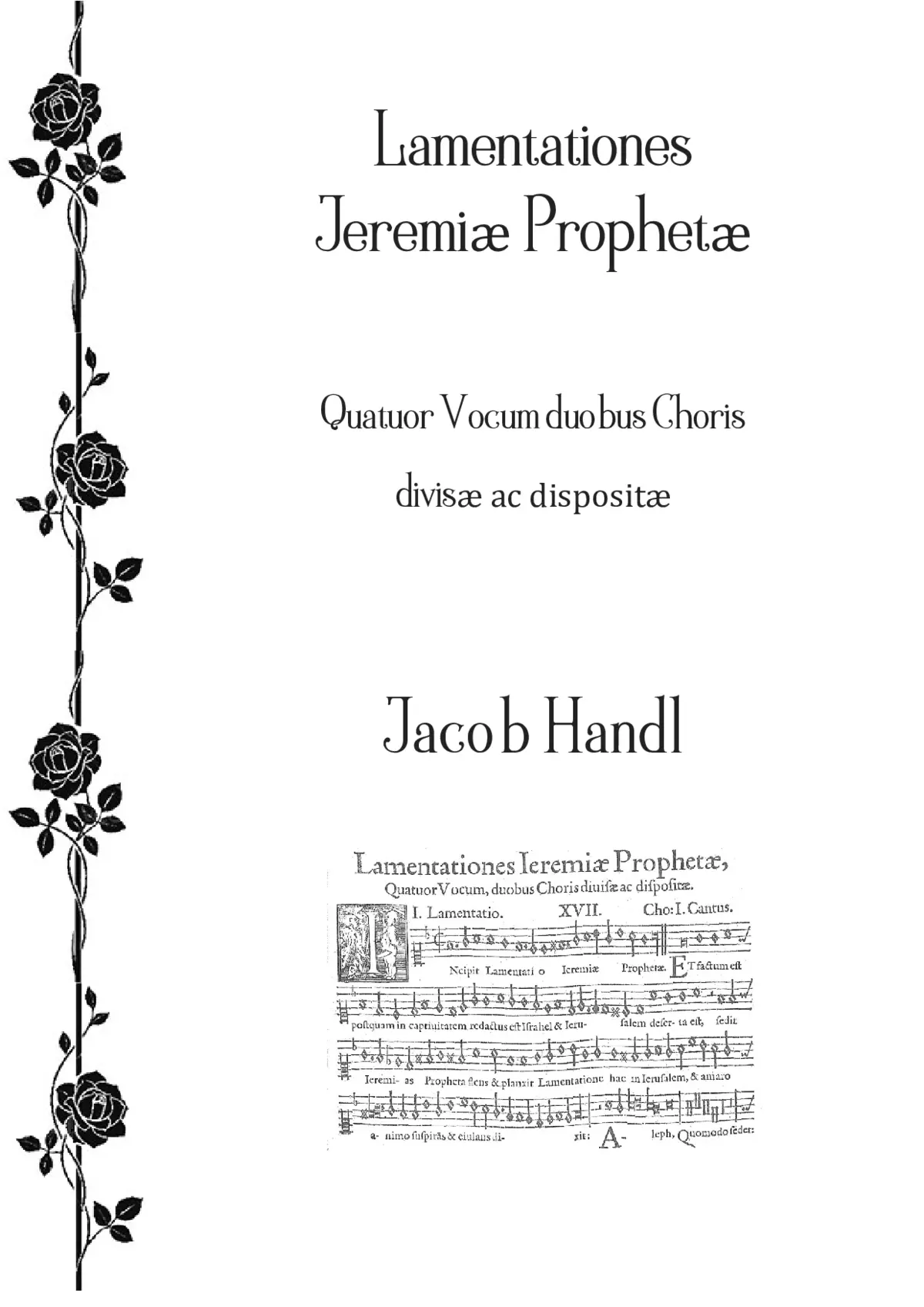 Lamentationes Jeremiae Prophetae - Page 1