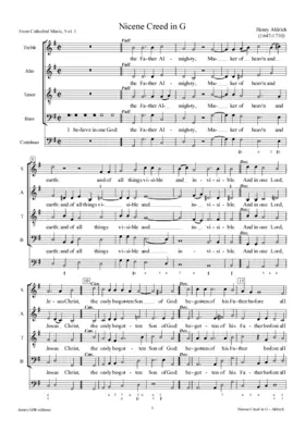Nicene Creed in G