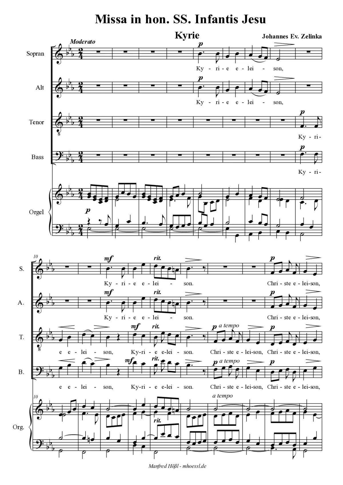 Missa in hon. SS. Infantis Jesu - Page 1