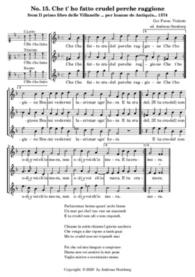 Che t'ho fatto crudel