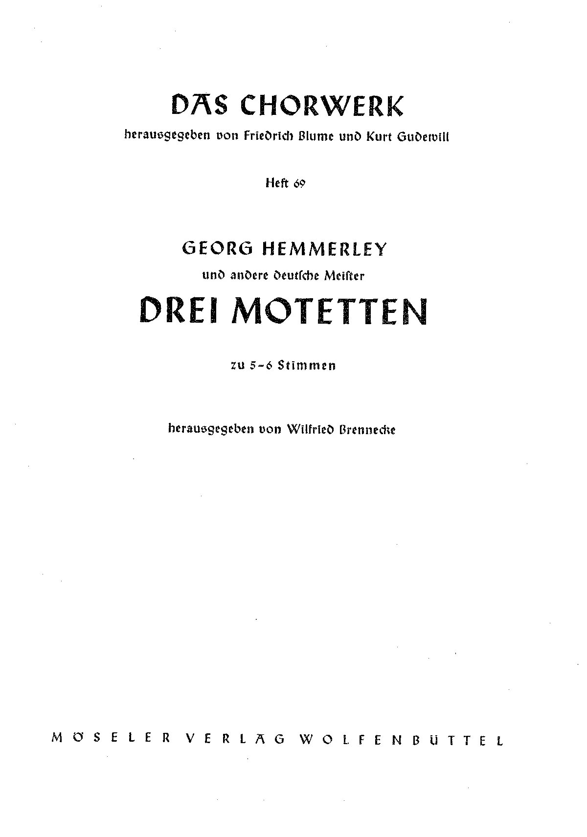 3 Motets - Page 1