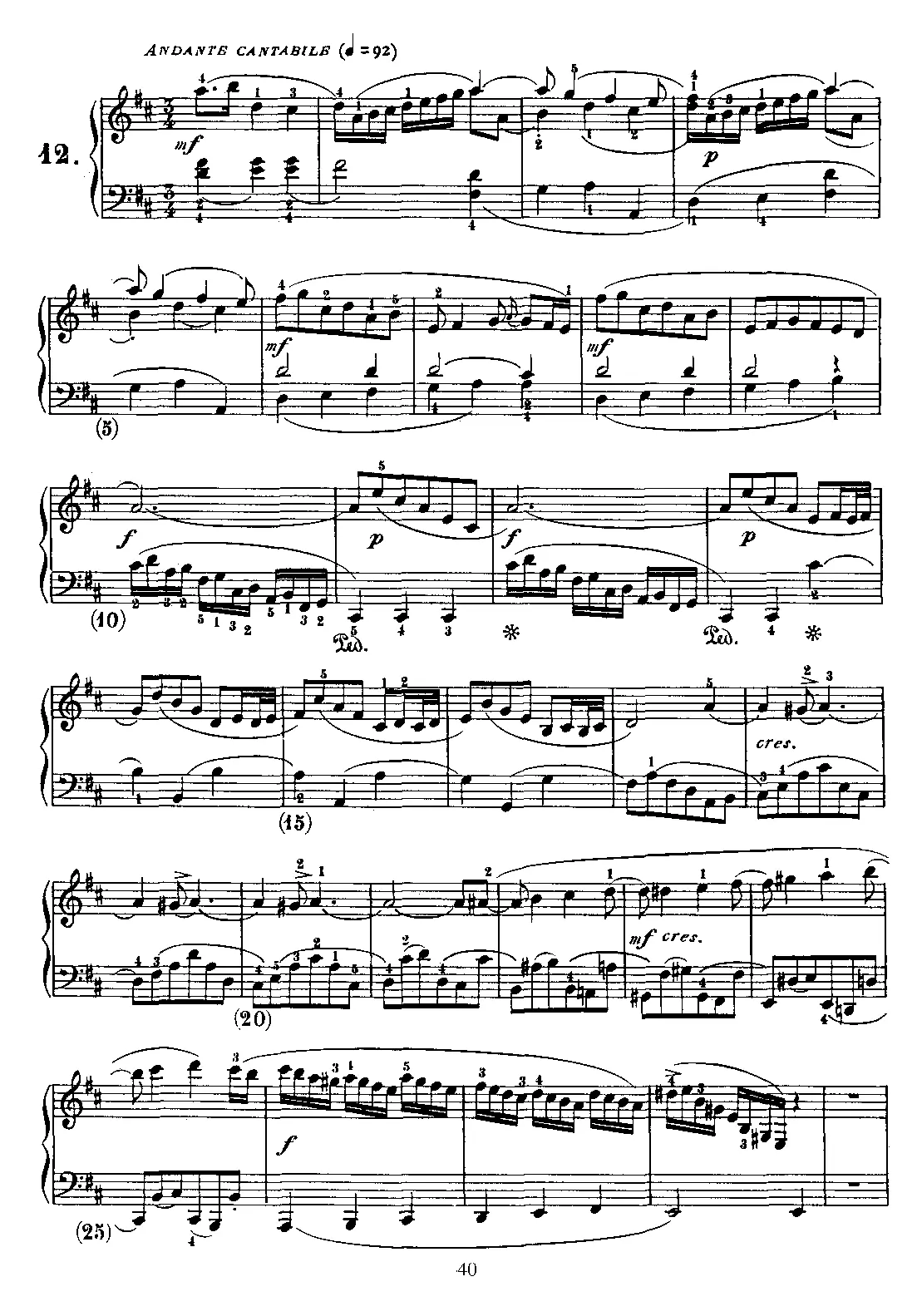 Keyboard Sonata in D major - Page 1