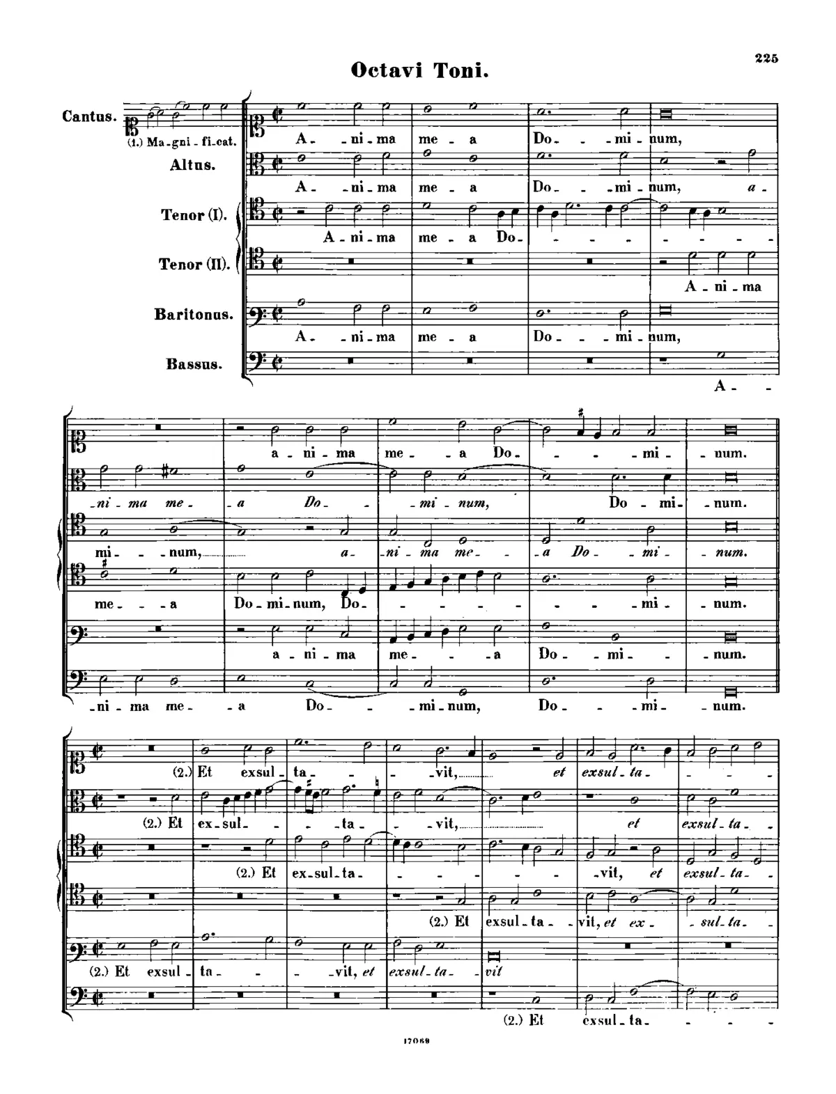 Magnificat octavi toni - Page 1
