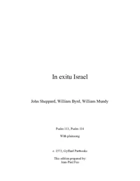 In exitu Israel
