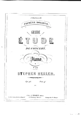 Grande étude de concert pour piano