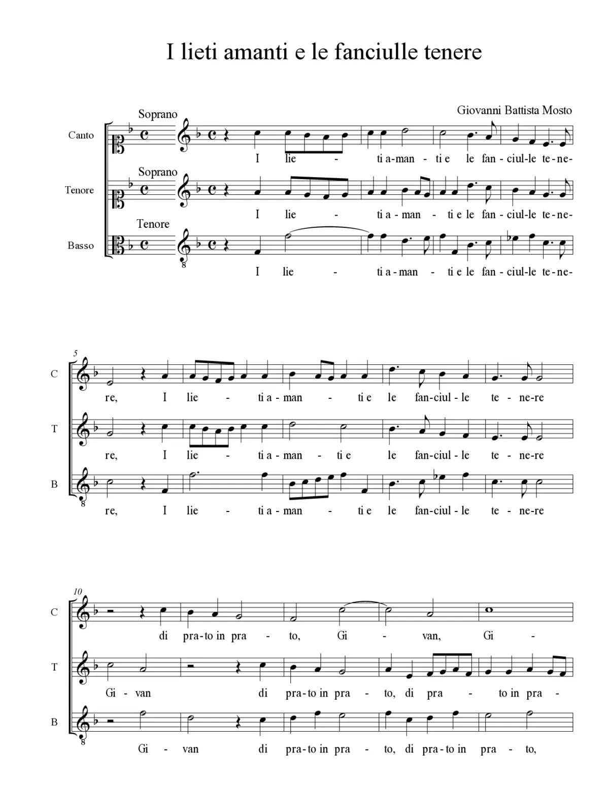 I lieti amanti e le fanciulle tenere - Page 1