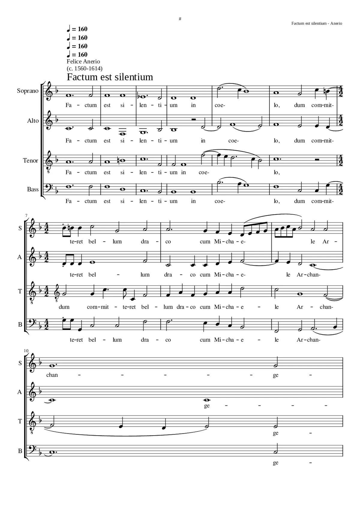 Factum est silentium - Page 1