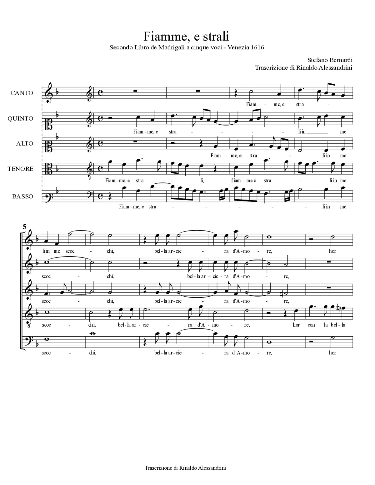 Fiamme, e strali - Page 1
