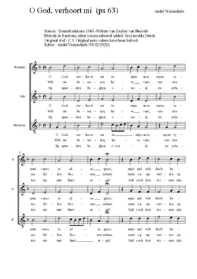 O God, verhoort mi