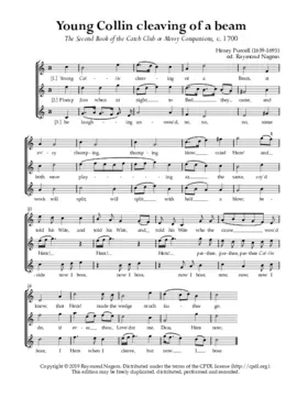 Young Colin cleaving of a beam, Z 291