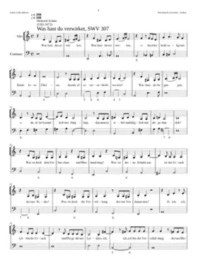 Was hast du verwirket SWV 307