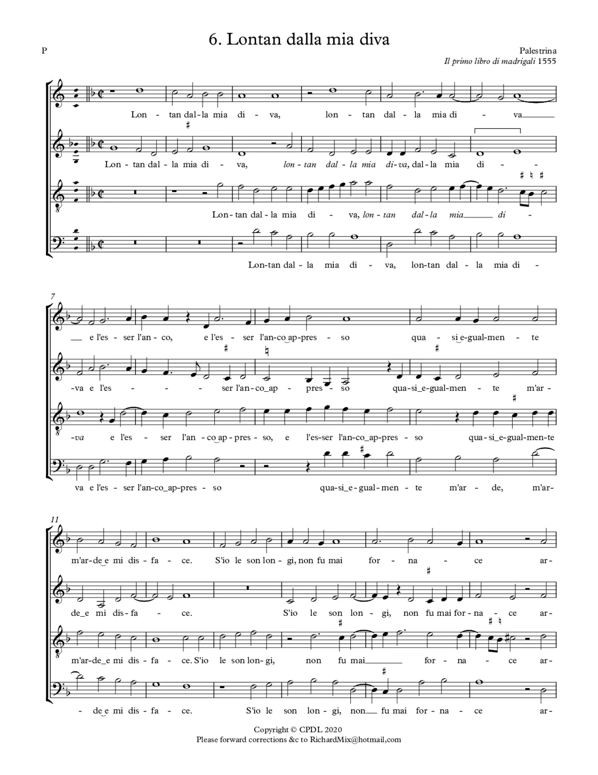 Lontan dalla mia diva - Page 1