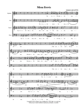 Missa Brevis in D Minor